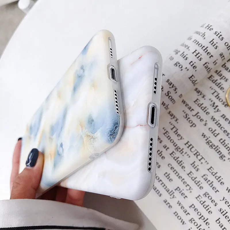 

Marble Case For iphone 7 8 Plus Case For iphone 12 Min 11 Pro XS Max X XR 6 6S Plus Phone Case Silicone Soft TPU Back Cover