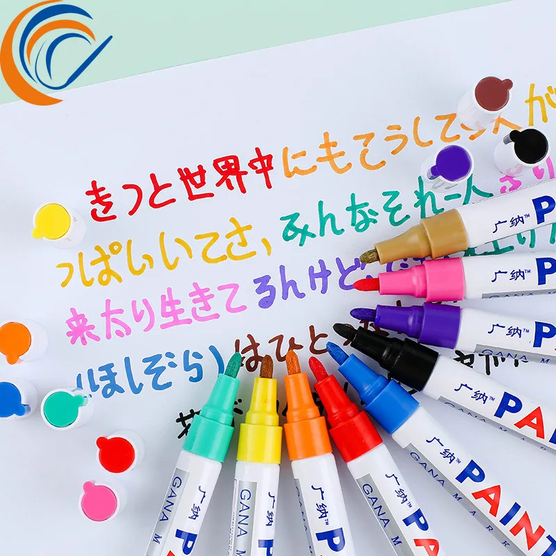 

Маркировочная ручка для рисования, масляная ручка, 12 шт. в наборе, ручка для рисования, DIY Фотоальбом, ручка для граффити