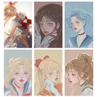 Алмазная 5d-картина сделай сам, Набор для вышивки крестиком, алмазная вышивка, аниме Сейлор Мун, ручная работа, алмазная картина, мозаичный Декор