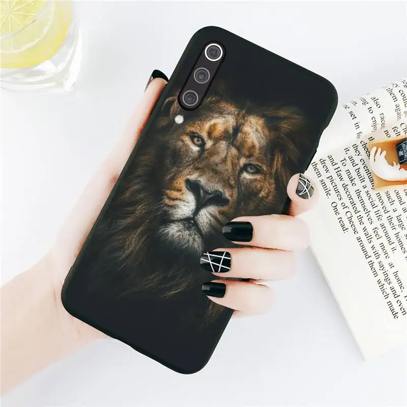 

Lion tiger animal cool Phone Case For Xiaomi Redmi note 7 8 9 t max3 s 10 pro lite Luxury brand shell funda coque