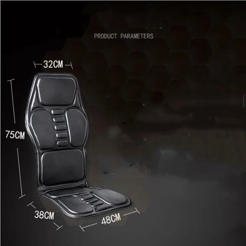 Электрический Портативный Отопление Вибрационный массажер для спины стул в