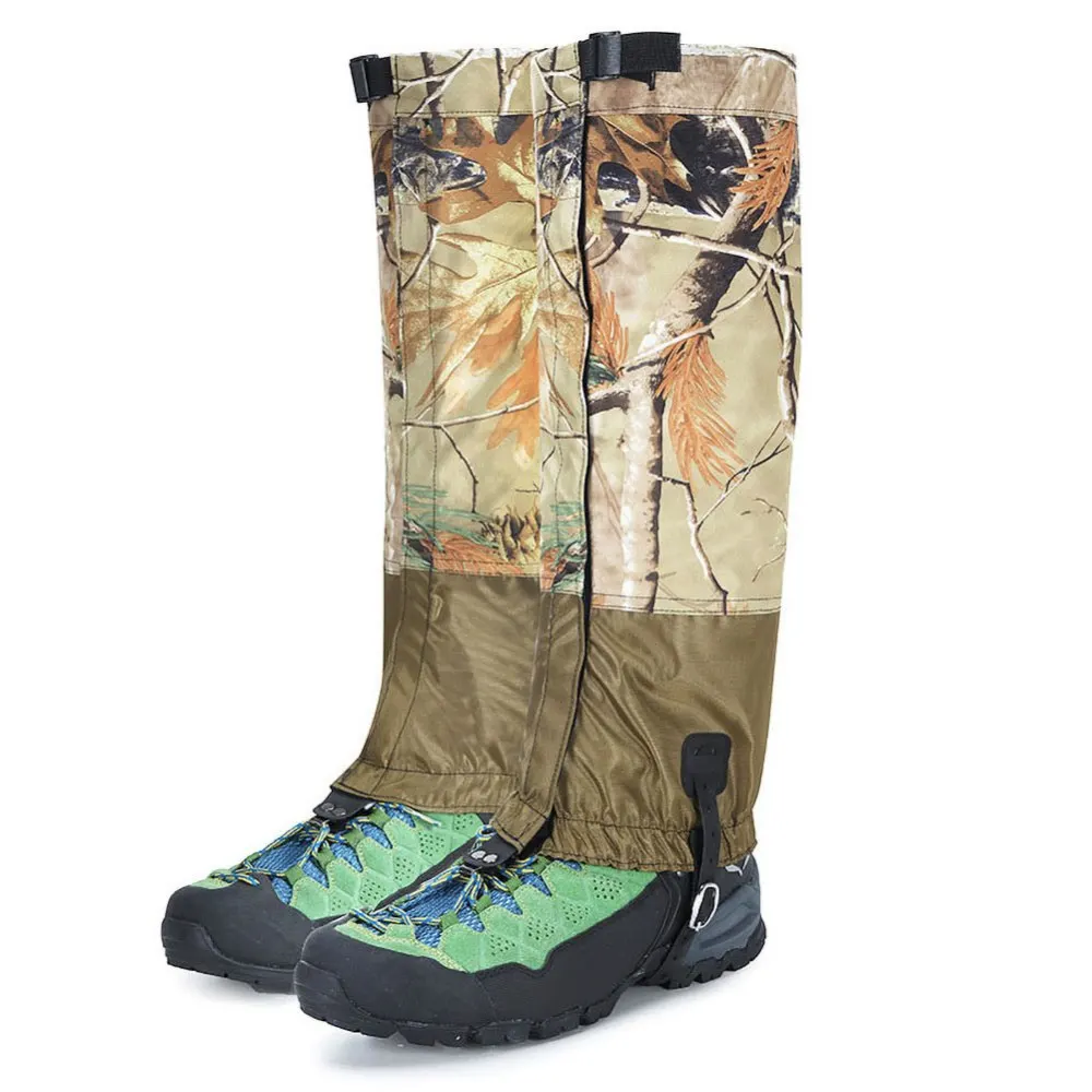 

Снежные гетры для ног, уличные походные ботинки, леггинсы, подогреватель обуви, водонепроницаемая Треккинговая искусственная защита для но...