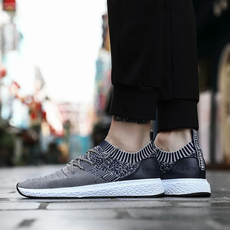 Новинка 2019 Легкие беговые кроссовки из плотной ткани дышащая уличная спортивная