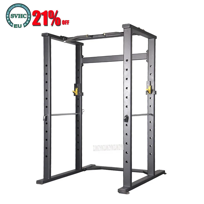 

Commercial Adjustable Weightlifting Frame Rack Deep Squat Weightlifting Frame Barbell Rack Holder Fitness Gymnasium Equipment