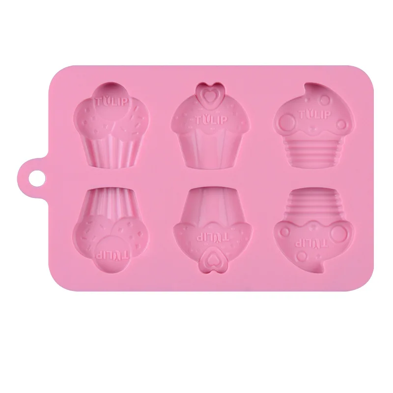

6 sets of cartoon silicone cake mould DIY can be customized silicone Chocolate Mould for food can be used for cake decoration