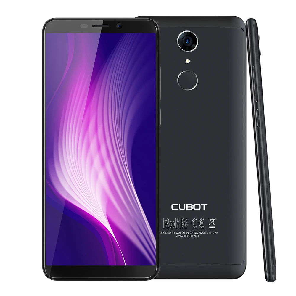 Отремонтированный смартфон Cubot Nova 4G 5 дюйма 18:9 полный экран Android 8 1 MTK6739