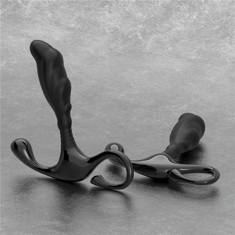 Big Black Anal Plug with Handle Anus Prostate Massager Climax Stimulator large Butt Gay Sex Toys Adult Product for Man | Красота и