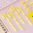 Гелевая ручка с подвеской в виде бутылки, 0,5 мм, 36 шт.лот