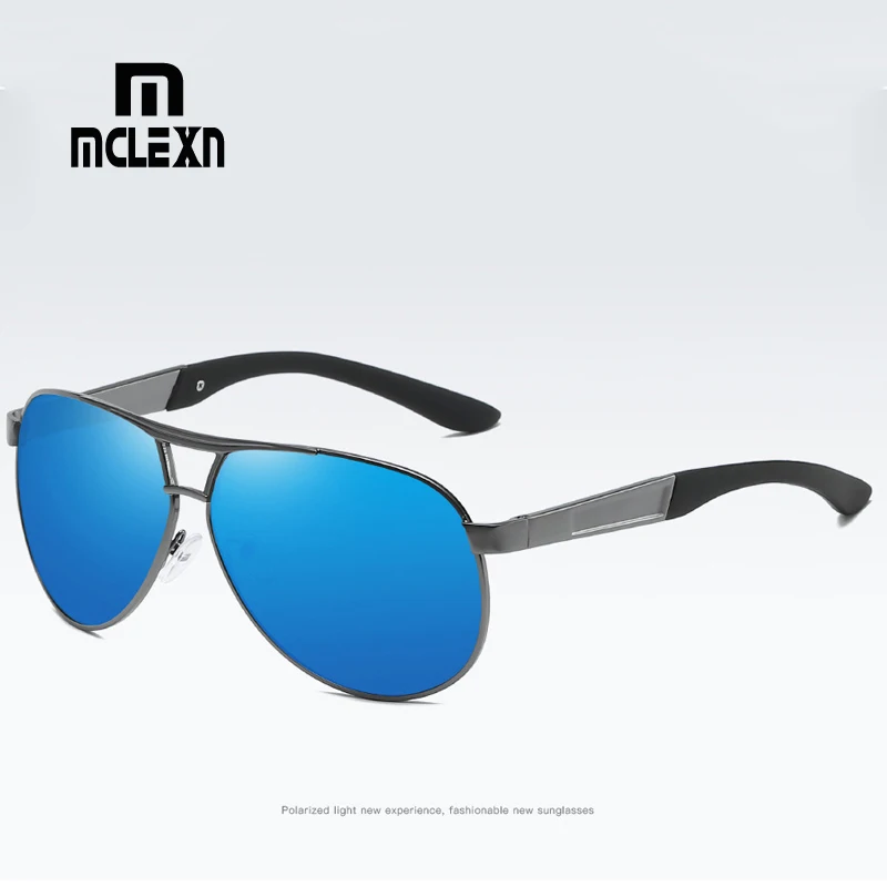MCLEXN солнцезащитные очки мужские поляризационные алюминиевые HD для вождения oculos