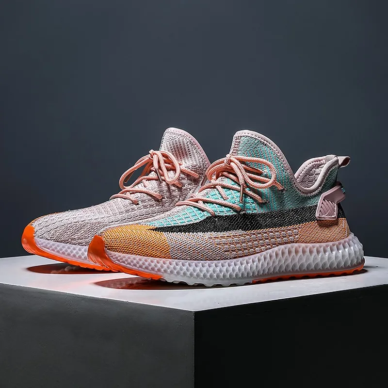 Мужские кроссовки Летние Ультраспортивная обувь с 3D принтом Zapatillas Hombre Дышащая