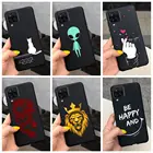 Чехол для Samsung Galaxy A12, A125F, роскошный черный мягкий чехол, тонкий чехол для Samsung A12 A 12 Galaxy SM-A125F, чехол 6,5 дюйма