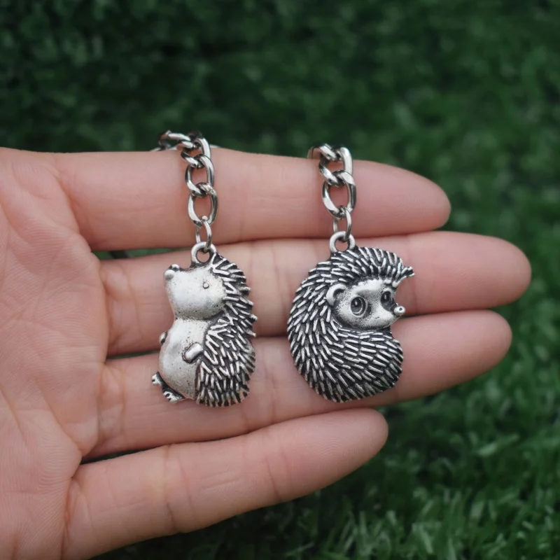 Брелок для ключей Ежик очаровательные украшения животных Подарочный