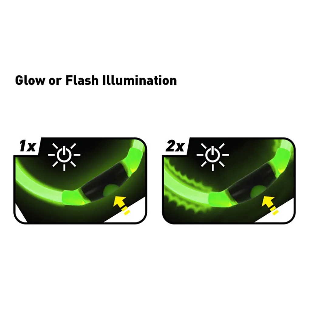 Светящийся флуоресцентный ошейник для собак товары домашних животных