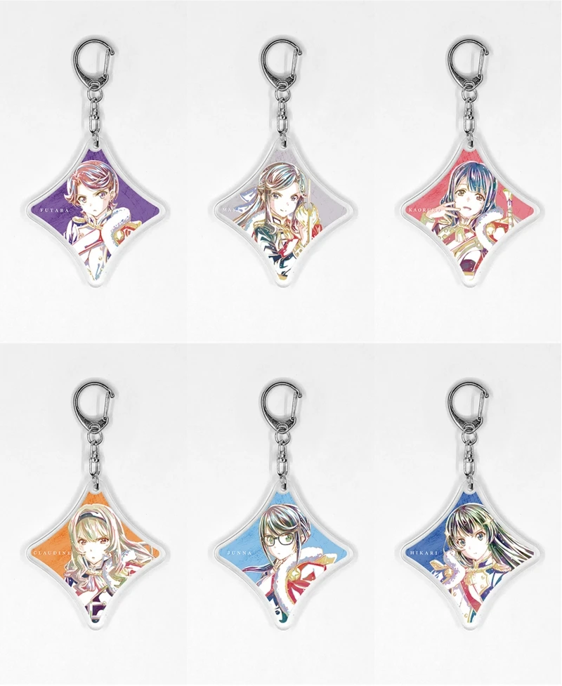 Акриловый брелок для косплея 1 шт. с принтом из мультфильма | Украшения и