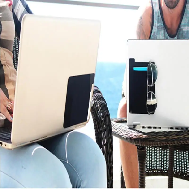 Клейкая задняя Сумка для ноутбука сумка хранения с несколькими отделениями