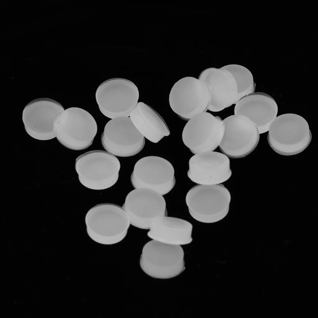 

Tooyful Exquisite 20Pcs Silicone Flute Open Hole Plugs Woodwind Instrument Accessory for Flute Player