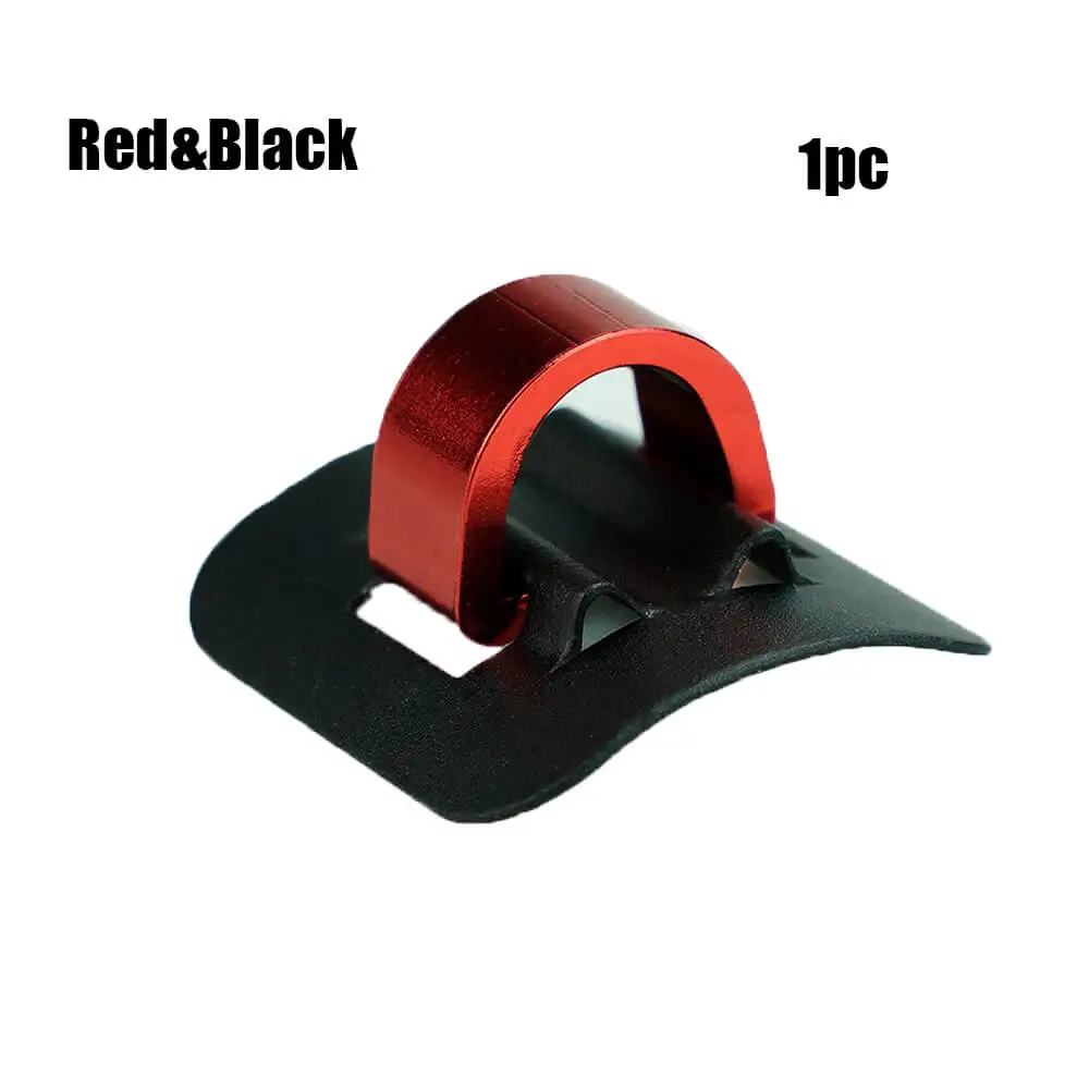 1pc - red black 1/2 шт. профессиональный скутер сплав кабельный Хомут-органайзер для Xiaomi Mijia M365 электрический скутер аксессуары для скейтборда - Цвет: 1pc - red black