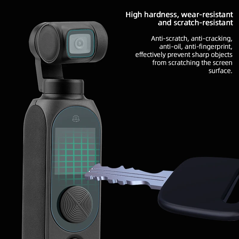 

Camera Lens Protective Film HD Tempered Glass Screen Protector for FIMI PLAM 2Palm 2 Gimbal Camera Accessories