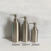 stainless steel 250ml 350ml 550ml liquid soap dispenser kitchen bathroom lotion pump bottle multifunction sink detergent supply