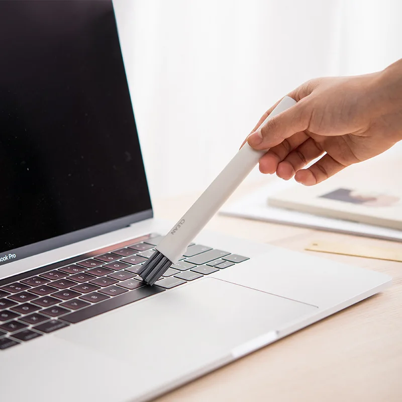 

Cleaning Brush Desktop Doors Windows PC Computer Slot Brush Tiny Broom Dustpan Durable Super Light Portable Cleaning Brush