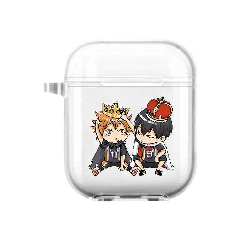 

Haikyuu Hinata attacks Japan Anime Clear Soft silicone TPU Cases For Airpods Charging Box For AirPods pro 2 1 Fundas Coque Clear