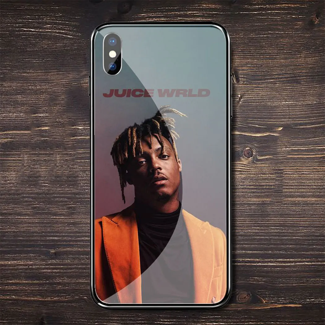 TG6 L44 Rapper Juice WRLD чехол из закаленного стекла для iphone 11 Por XS Max XR X 8 7 6 6S Plus 5 5S SE чехол - Цвет: TG6