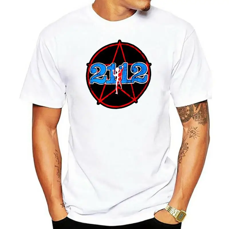

2018 Summer Style Rush T Shirt - 2112 Tour Replica 100% Officfial Prog Rock With Back Print Import High Quality Casual Clothing
