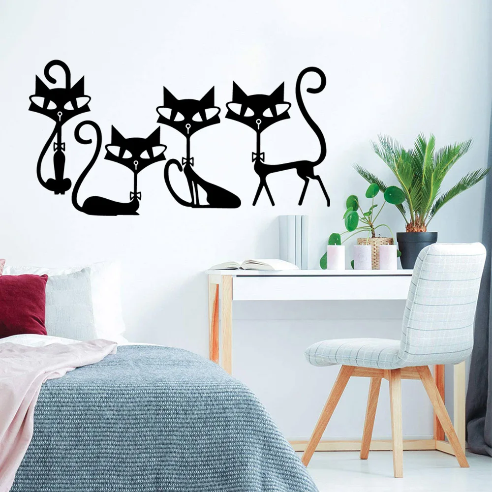 Наклейки на стену в европейском стиле с изображением лисы домашний декор для