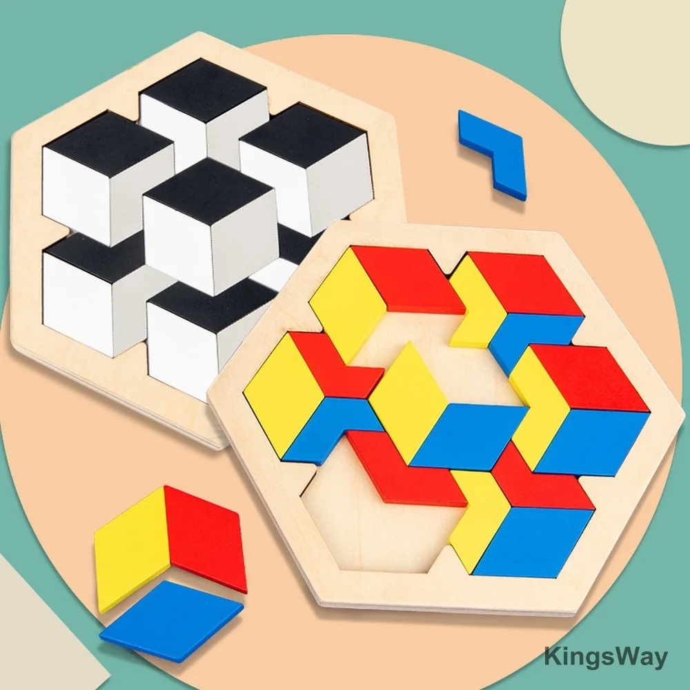 

Three-dimensional Children's Wooden Toy Educational Puzzle