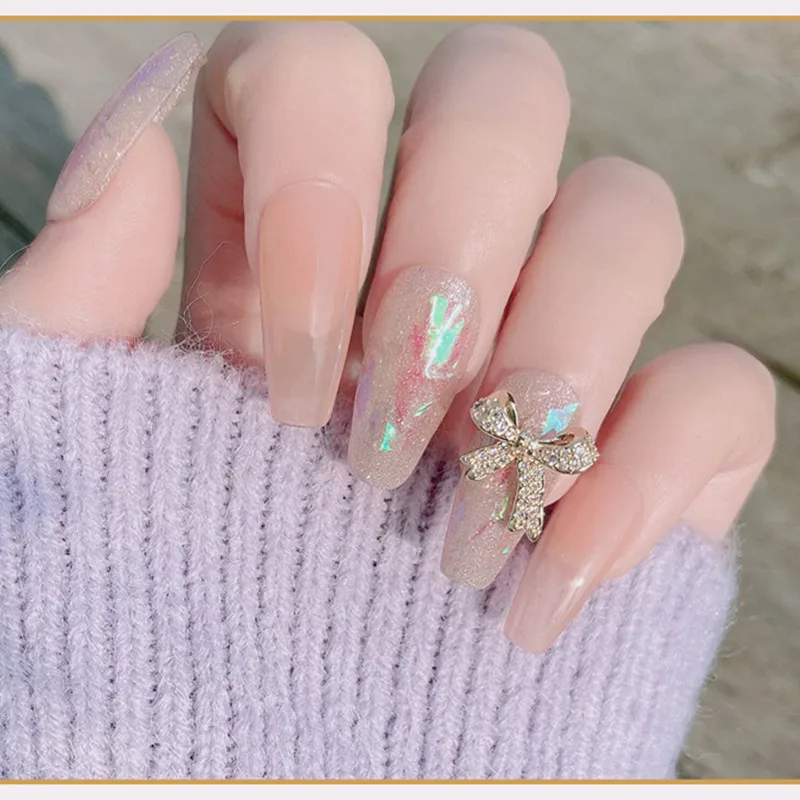 

1PCS Of Nail Art Butterfly Jewelry New Zircon 3D Nail Art Ornaments Luxury Zircon Pendant Simulation Design Nail Art Accessorie