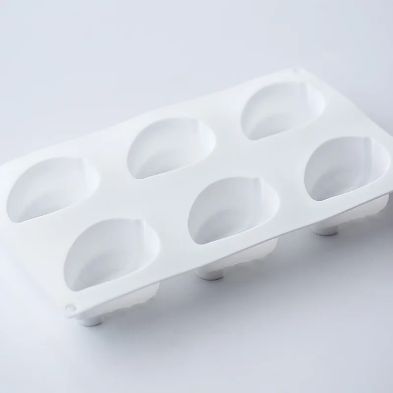 3d Силиконовая форма с шестью отверстиями для мыла ручной работы силиконовая