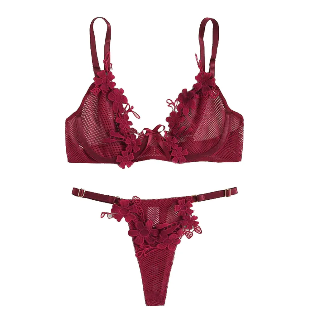 Нижнее белье сексуальное женское нижнее одежда для сна бесшовные кружевные