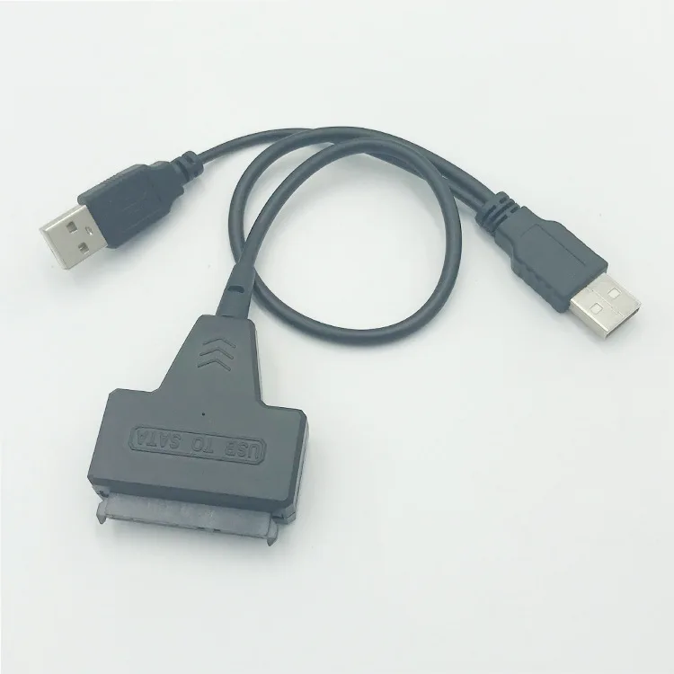 Портативный адаптер USB 2 0 к SATA кабель 5 дюйма для жесткого диска 7 + 15 Кабель HDD/SSD