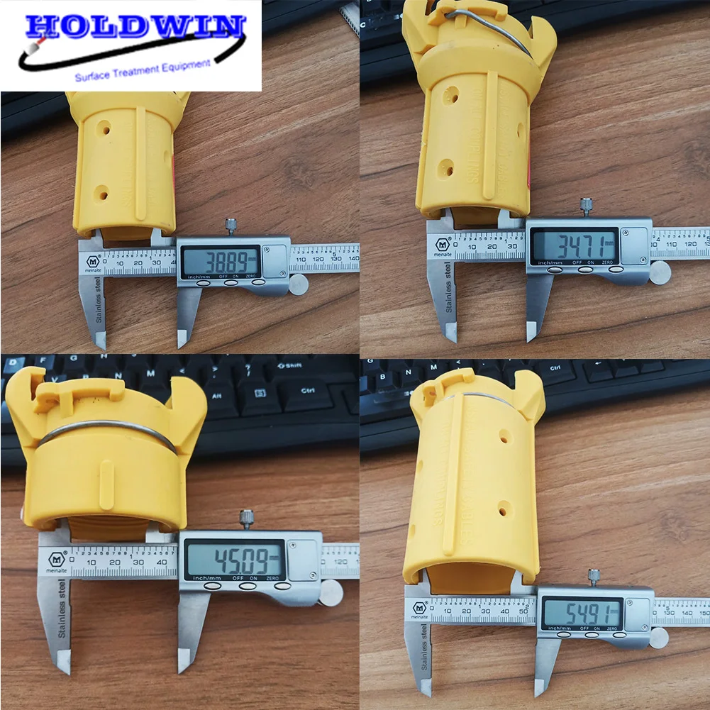 HOLDWIN желтый Быстрая нейлон муфты для шланга пескоструйной обработки песка