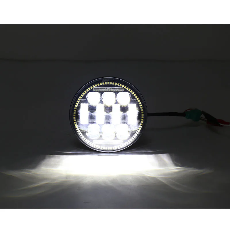 Motorcycle LED Headlight 5.75inch Projection Headlamp Hi Low bean with DRL For Sportster Dyna Rider Super Wide Glide |
