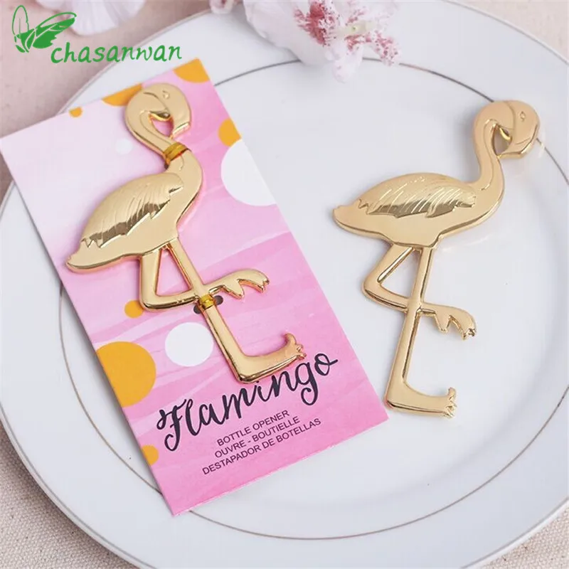 

Metal Gold Flamingo Bottle Wine Beer Opener Favors Gifts Wedding Party Bar Supplies Present Wedding Gifts for Guests Casamento