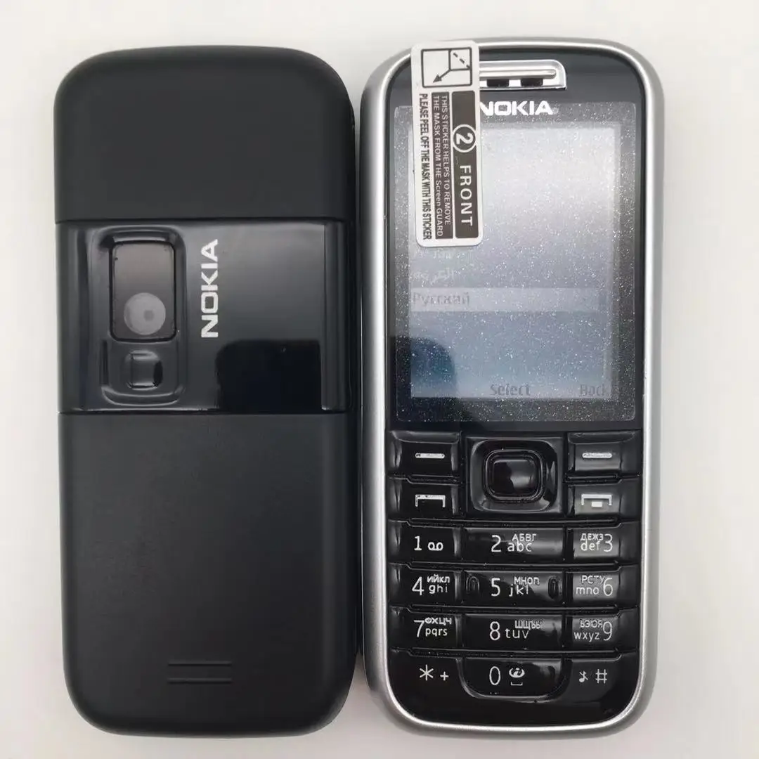 nokia 6233 refurbishe original nokia 6233 phone with 2mp camera 3g loud speaker support russian menu russian keyboard free global shipping