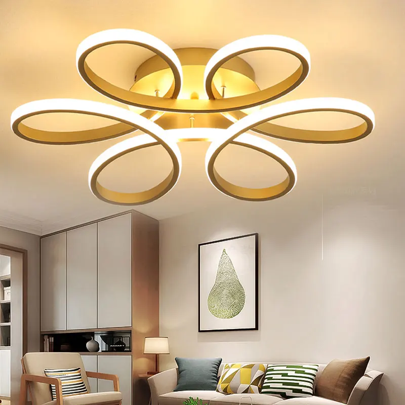 

Modern LED Ceiling Lights Remote control for Living room Bedroom 72W 90W 120W Aluminum boby indoor plafond Lamp flush mount