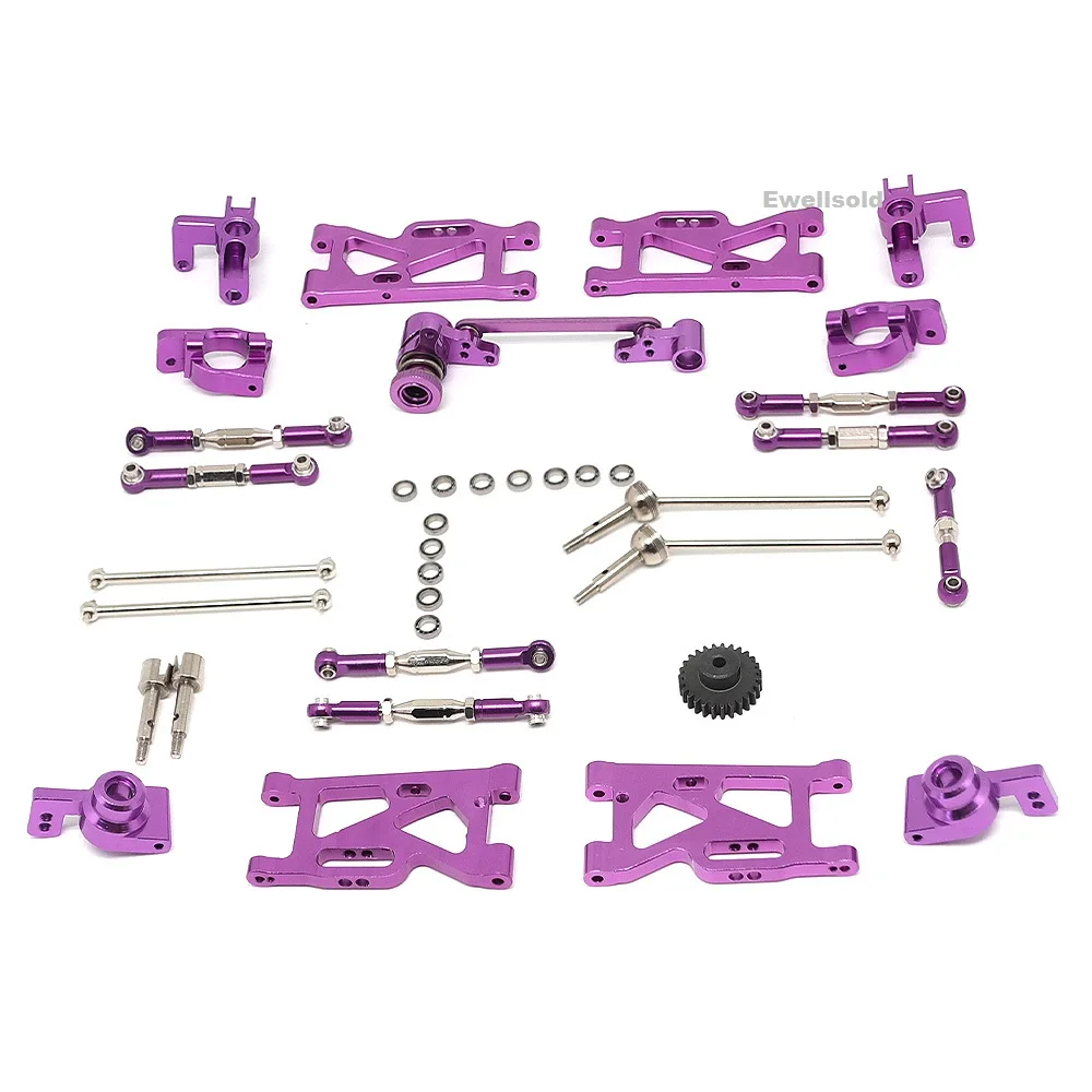 WLtoys 144002 124017 124018 124019 144001 Радиоуправляемый автомобиль обновленный металлический