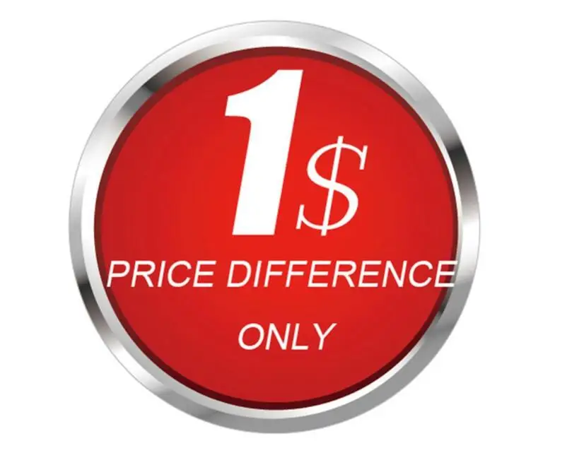 Разница в цене: только дополнительная плата за доставку и т. Д.| |