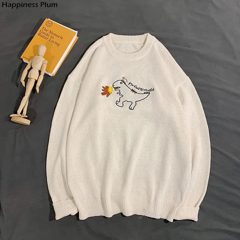 

Pullovers Women Cartoon Sweater Winter Knitted Ulzzang Sweet Kawaii Oversize Chic Hot Sale Loose Jumper Student Womens Daily New