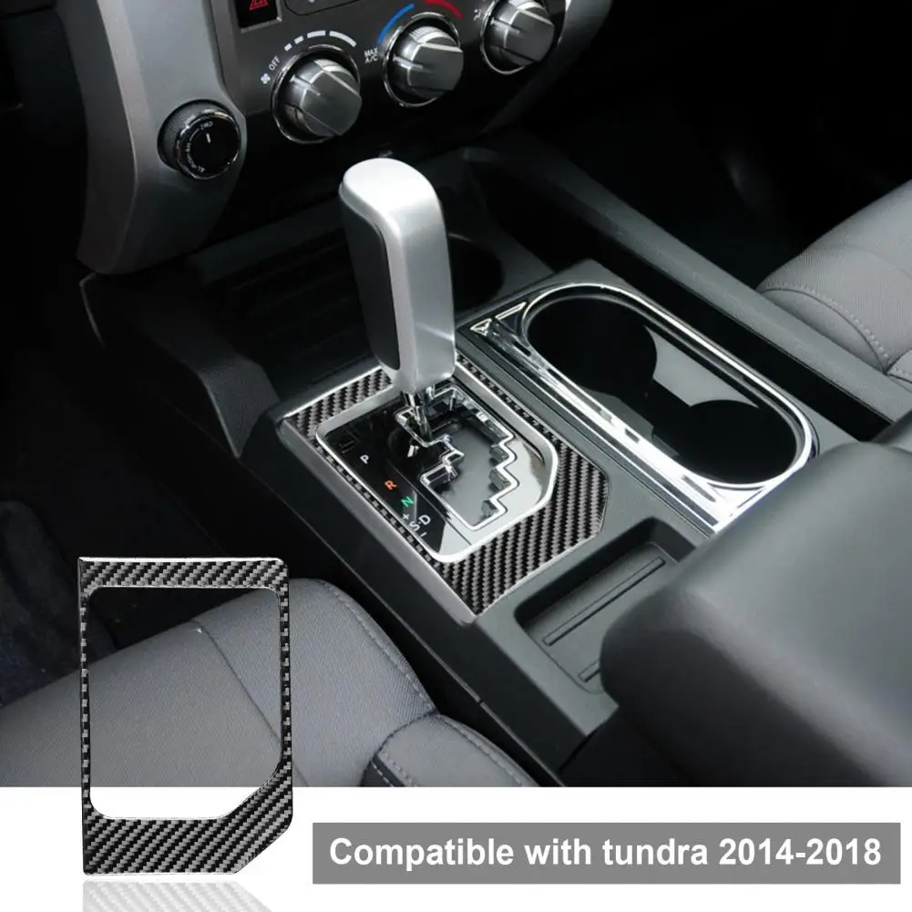 

Compact Waterproof Strong Sticky Interior Gear Shift Panel Sticker Panel Decor Sticker for Toyota Tundra 2014-2018