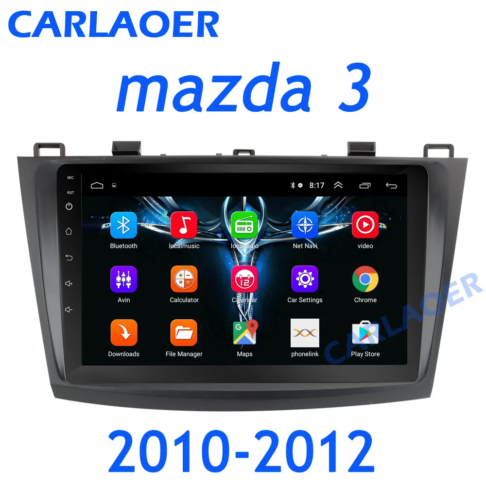 4G+ 32G Android 8,1 Автомагнитола для Mazda 3 2004-2013 maxx axel Wifi авто стерео Автомобильная dvd-навигационная система стерео Мультимедийный Плеер