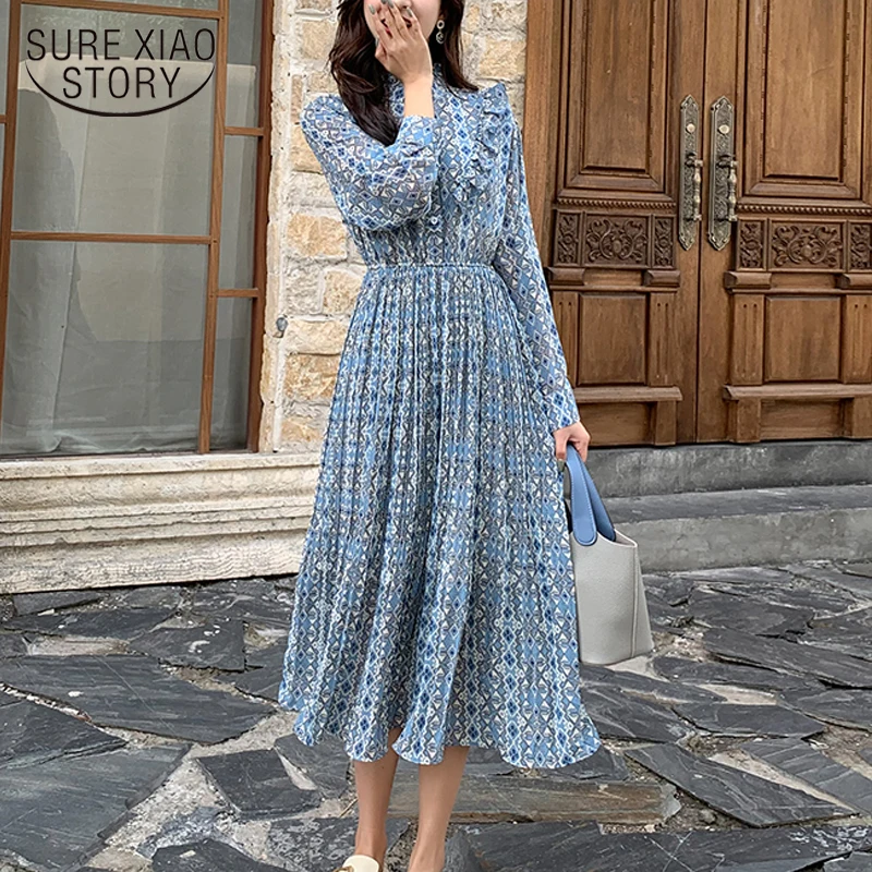 С цветочным принтом плиссированные шифоновые платья с открытыми плечами пляжное