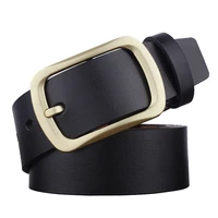 designer belts men high quality luxury retro golden buckle jeans belt cowskin casual belts business belt cowboy waistband
