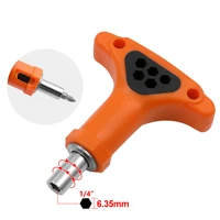 household ratchet handle t type screwdriver set ratchet screwdriver bit precision insulated handle for electrician hand tools