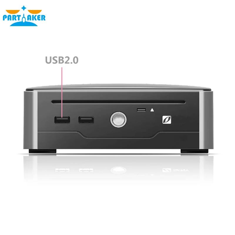 Причастник HTPC двойной дисплей DVI HDMI Intel Core i7 4700MQ процессор мини ПК Linux USB3.0 COM |