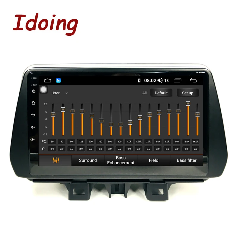 Idoing 9 &quot4G + 64G 2.5D IPS Восьмиядерный автомобильный Android авто радио плеер для Hyundai Tucson/