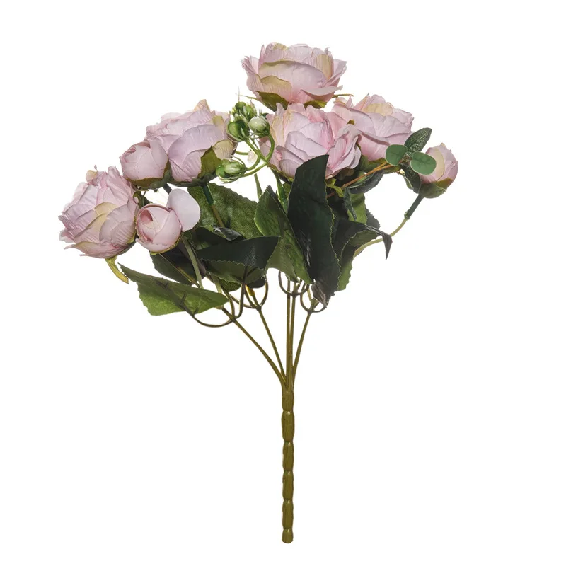 

Artificial flowers for decoration Rose peony silk small bouquet flores party spring wedding decoration Living Room fake flower