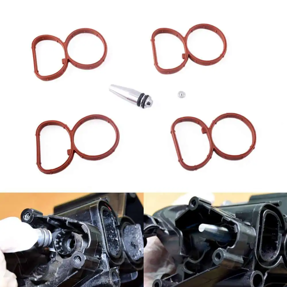 

Replacement Car Intake Swirl Flap Delete Blank Plug Bung for BMW N47 Intake Swirl Flap Delete Blank Plug Bung Aluminum Rubber